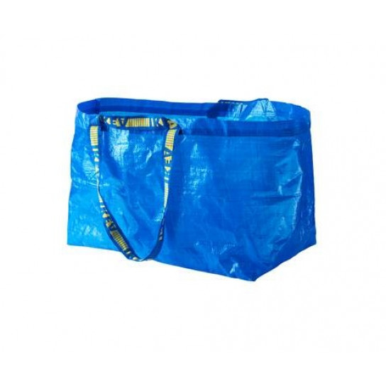 NEW IKEA FRAKTA Large Blue Reusable 19-Gallon Tote Bag 395