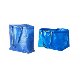 NEW IKEA FRAKTA Blue Reusable 10-19 Gallons Tote Bag